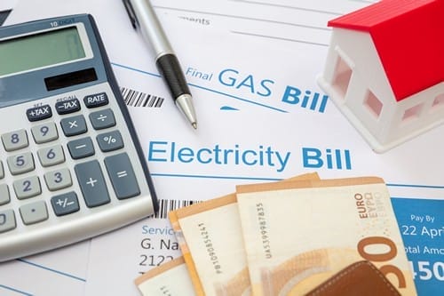 Electricity bills Domestic heating and energy cost calculation
